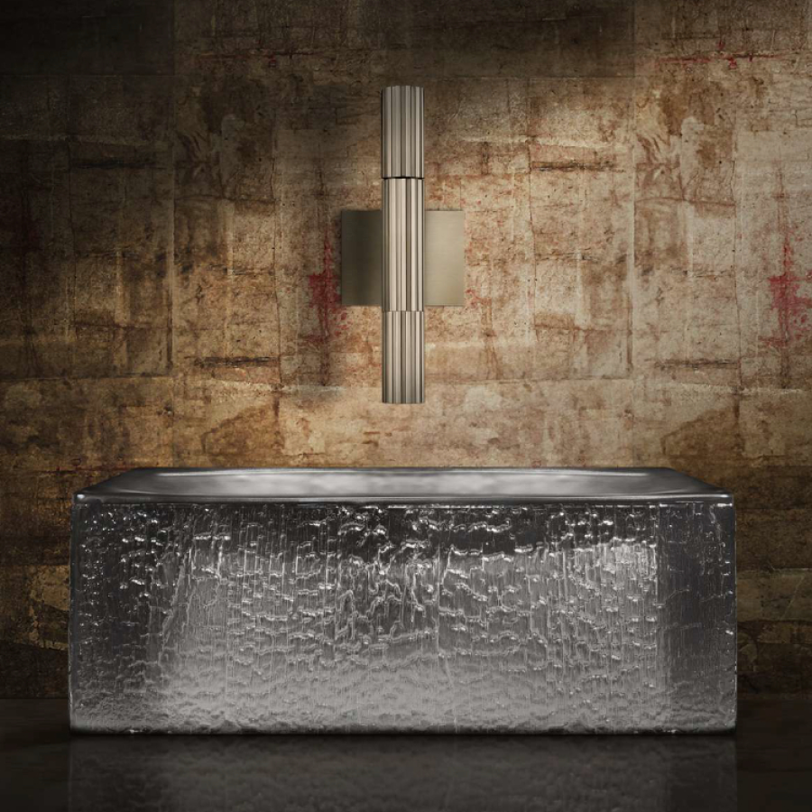 Раковина Gessi Incastri, накладная, 75601-561, 410 х 410 мм, цвет Ghiaccio - изображение 3