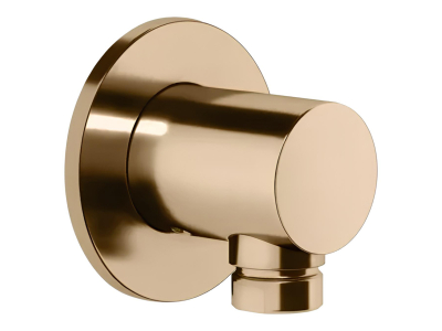 На изображении товар Шланговое подсоединение для душа Gessi Anello, настенное, цвет Warm Bronze PVD от официального представителя в Москве