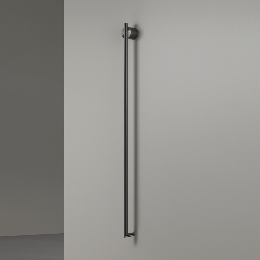 Полотенцесушитель Cea Design Equilibrio, электрический, L.1060 мм, нержавеющая сталь, цвет Black Diamond сатинированный - изображение 1