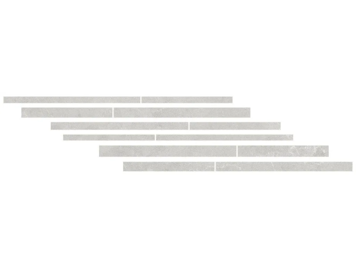 На изображении товар Living Ceramics Керамогранит Allure Light grey Mureto 3D Mosaic Anti-slip 15x60 от официального представителя в Москве