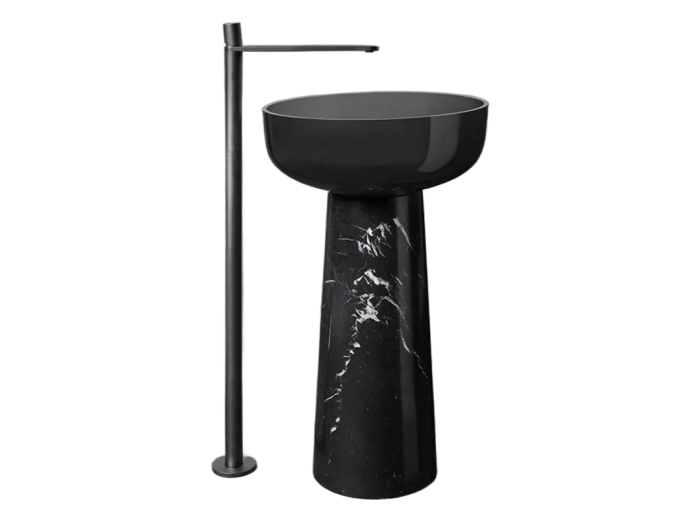 На изображении товар Пьедестал Antonio Lupi Albume, мрамор Nero Marqunia от официального представителя в Москве