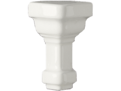 CERAMICHE GRAZIA Угловой элемент ESSENZE ANGOLO ESTERNO PARETE CAPITELLO BIANCO CRAQUEL