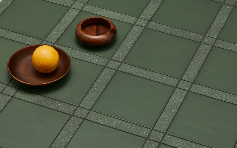 Mutina Керамическая плитка Time Highland Green Rough 3,9x3,9 - изображение 2