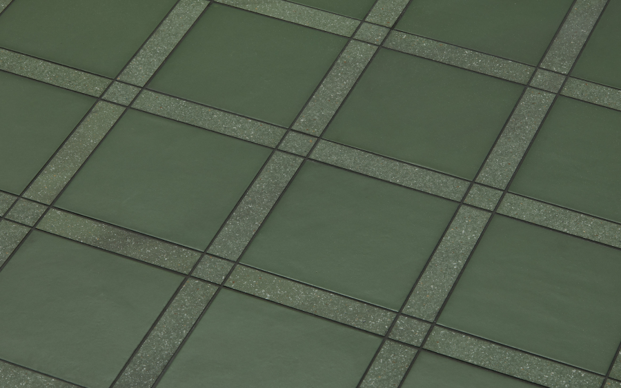 Mutina Керамическая плитка Time Highland Green Rough 3,9x3,9 - изображение 1