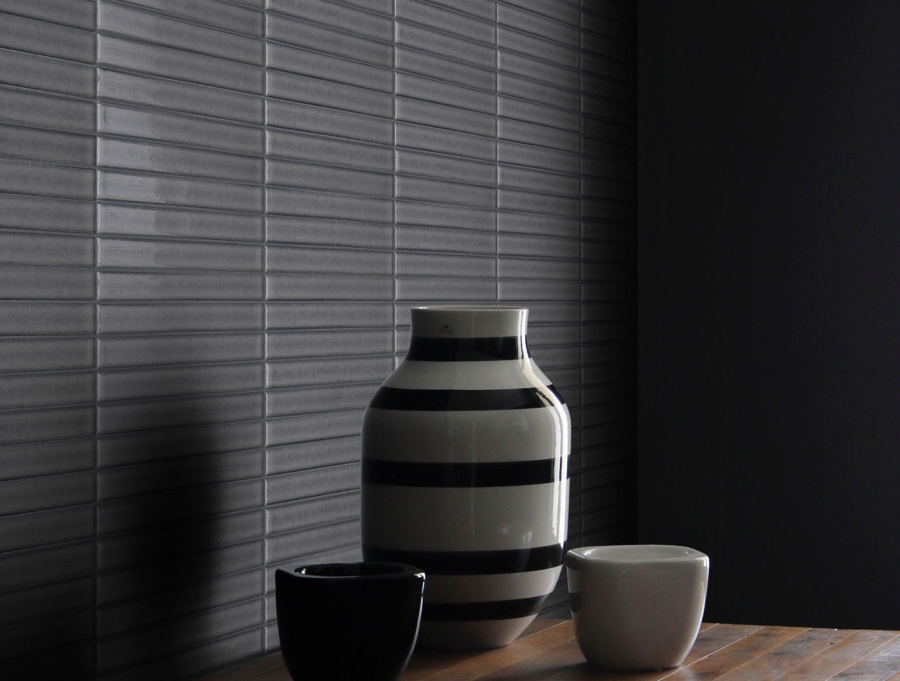 Terratinta Ceramics Мозаика, керамогранит Mosaico Stick Glossy Liquorice Mosaico 29x30 / 5.5 - изображение 1