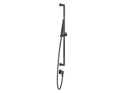 Штанга Gessi Inciso, h800 мм, с ручной лейкой, шлангом и выводом воды, цвет Black Metal Brushed PVD