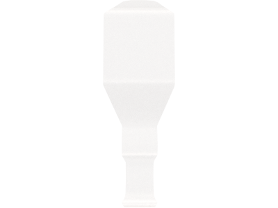 CERAMICHE GRAZIA Угловой элемент ELEGANCE ANGOLO FINALE 2,2X8,5 SNOW MATT