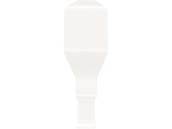 На изображении товар CERAMICHE GRAZIA Угловой элемент ELEGANCE ANGOLO FINALE 2,2X8,5 SNOW MATT от официального представителя в Москве