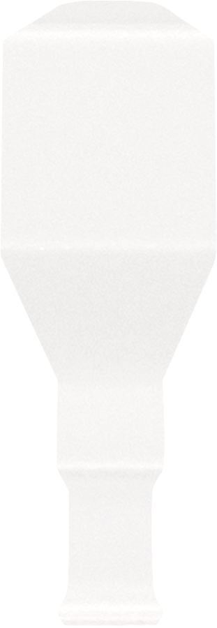 CERAMICHE GRAZIA Угловой элемент ELEGANCE ANGOLO FINALE 2,2X8,5 SNOW MATT