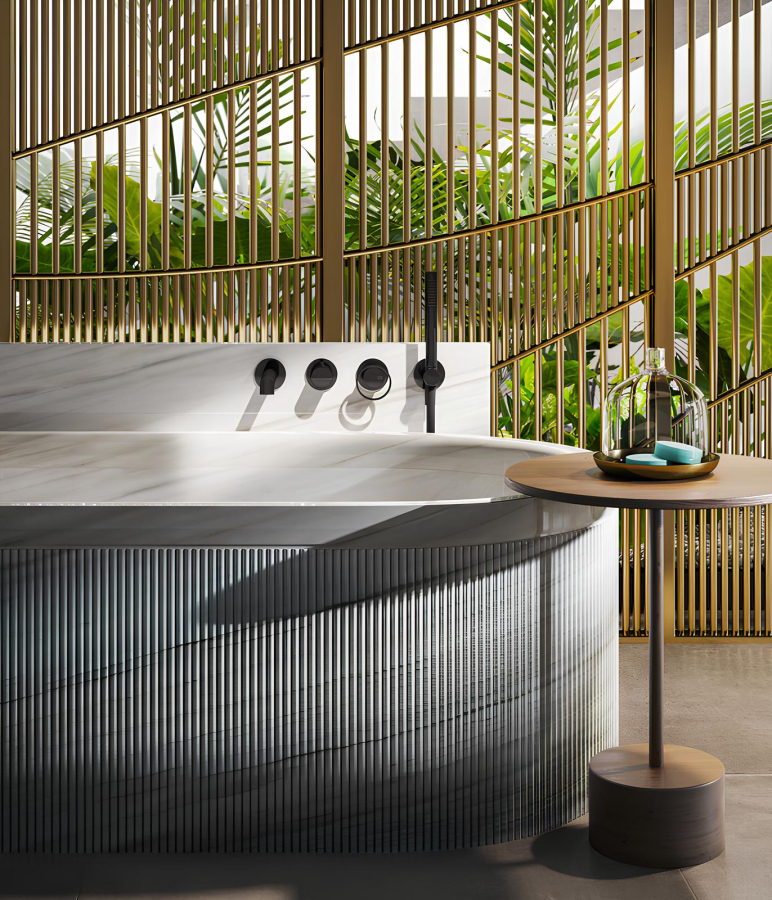 Излив для ванны Gessi Anello, настенный, цвет Matte Black - изображение 2