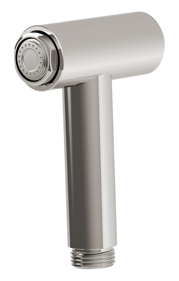 Лейка с нажимной кнопкой Carlo Frattini Collettivita  79x115 мм, ручная, цвет брашированный никель