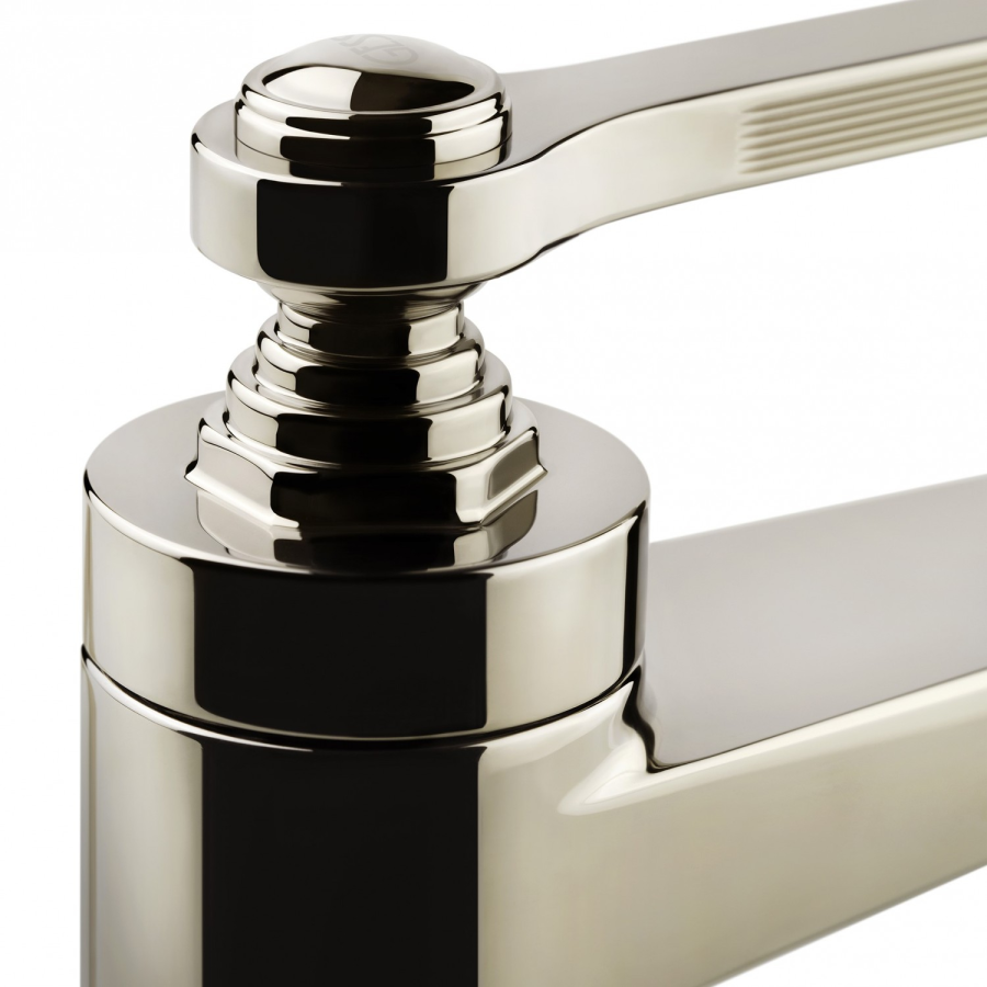Смеситель для раковины Gessi Venti20, высокий, без донного клапана, цвет Nickel PVD - изображение 1