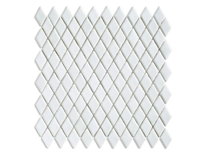 На изображении товар Sicis Стеклянная мозаика Diamond ITEM H1 Excelsior Sat chips size 23х40 mm sheet size 229x272 mm от официального представителя в Москве