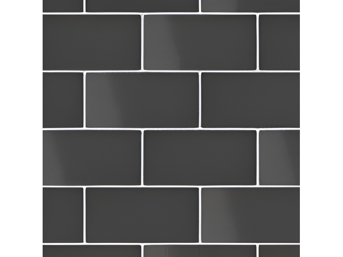 На изображении товар Micro. Керамогранит Microtiles Subway Mix Glaze Black 30,1X30,1 от официального представителя в Москве
