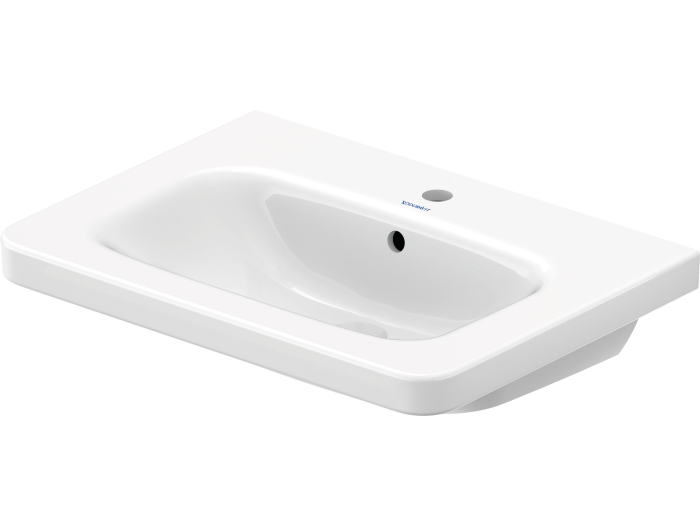 На изображении товар Раковина Duravit DuraStyle для мебели, 650х480 мм, с переливом, с 1 отверстием под смеситель, цвет белый от официального представителя в Москве