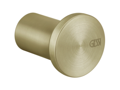 Крючок Gessi 316, настенный, Ø28х45 мм, цвет Brass Brushed PVD