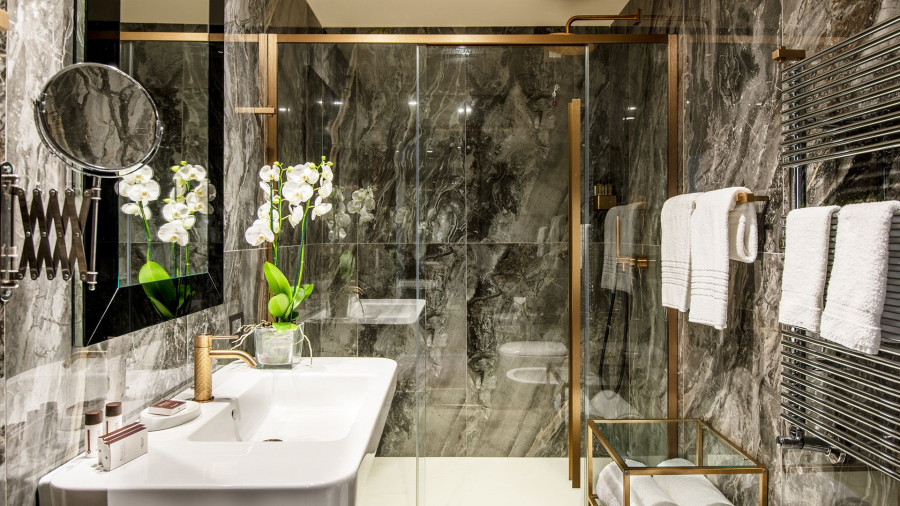 Смеситель для раковины Gessi316, однорычажный, с донным клапаном, соединительными шлангами, цвет Brass Brushed PVD - изображение 1
