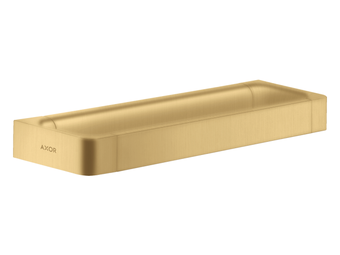 На изображении товар Рейлинг/поручень Axor Universal Softsquare, настенный, 30 см., металл, цвет золото шлифованное от официального представителя в Москве