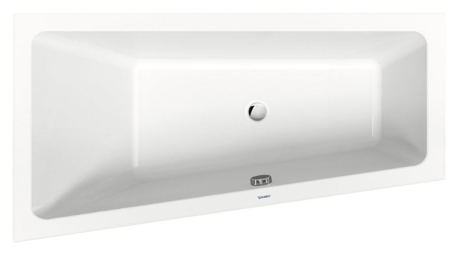 Ванна Duravit Duravit No.1 встраиваемая, 1500x800 мм, трапеция, левый наклон, цвет белый