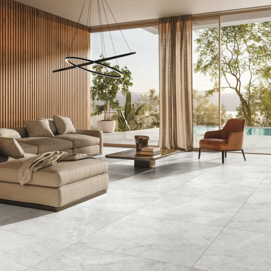 REFIN Керамогранит RIVER WHITE R 120x120 - изображение 1