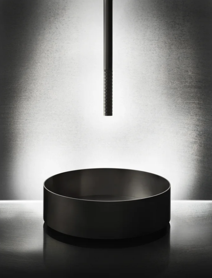 Раковина Gessi, накладная, без перелива, Ø400хh125 мм, цвет Steel Brushed - изображение 2
