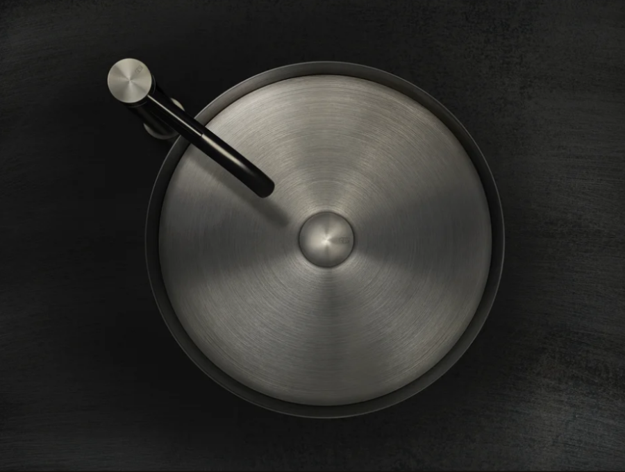 Раковина Gessi, накладная, без перелива, Ø400хh125 мм, цвет Steel Brushed - изображение 1