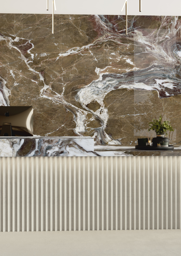 FMG Maxfine Керамогранит Balance Ivory naturale 120x120 - изображение 5