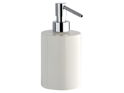 Дозатор для жидкого мыла Bagno&Associati Carmen, настольный, цвет белый/хром