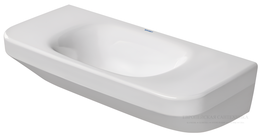 Раковина для рук Duravit DuraStyle, 500x220 мм, без перелива, без отверстий под смеситель, цвет белый