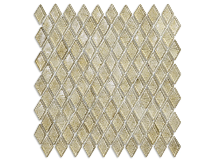 На изображении товар Sicis Стеклянная мозаика Diamond ITEM 02 Jubilee chips size 23х40 mm sheet size 259x266 mm от официального представителя в Москве