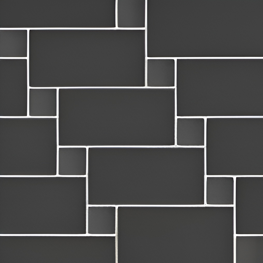 Micro. Керамогранит Microtiles Old Mix Glaze Black 30x30