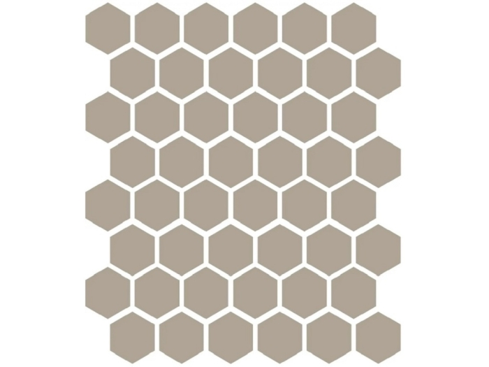 На изображении товар Etruria Керамогранит XXS-3D Esagono 5X5.7 3D Grigio Su Rete Monocolore 33Х37 от официального представителя в Москве