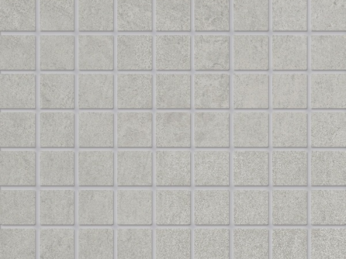 На изображении товар Kronos Керамогранит Prima Materia Cemento 3X3 Mosaico Mix 30x30 от официального представителя в Москве