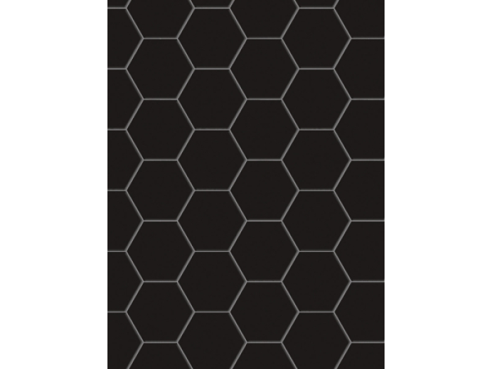 На изображении товар Terratinta Ceramics Керамогранит Hexa Floor Matt Black Swan Hexagon 14x16 / 8.5 от официального представителя в Москве