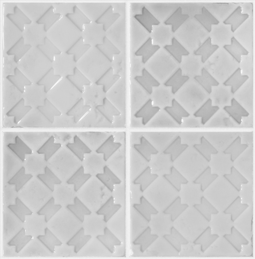 CERAMICHE GRAZIA  Керамическая плитка SHADES OF ART 13X13 ALCAZAR ALABASTER - изображение 1