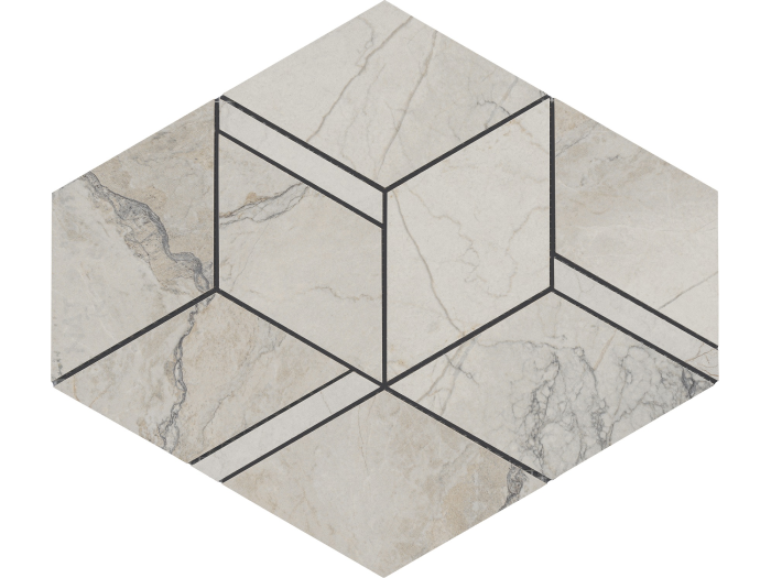 На изображении товар La Fabbrica Ava Керамогранит Bolgheri Stone Rombo Natural nat\ret 37x22 от официального представителя в Москве