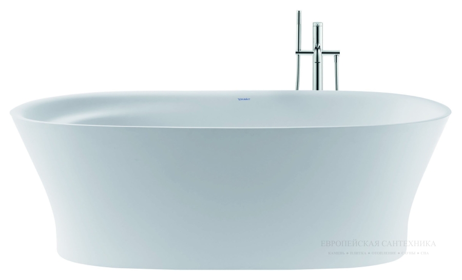 Ванна Duravit Cape Cod отдельно стоящая, 1650 x 780 мм, из DuraSolid А, цвет белый - изображение 2