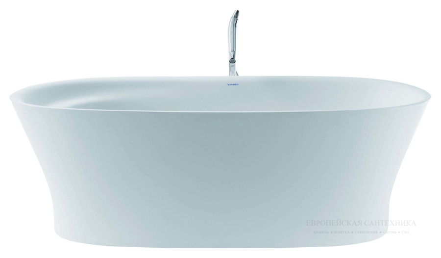 Ванна Duravit Cape Cod отдельно стоящая, 1650 x 780 мм, из DuraSolid А, цвет белый - изображение 3