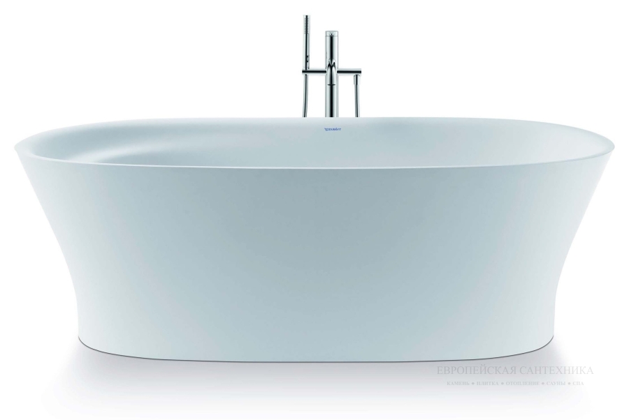 Ванна Duravit Cape Cod отдельно стоящая, 1650 x 780 мм, из DuraSolid А, цвет белый - изображение 4