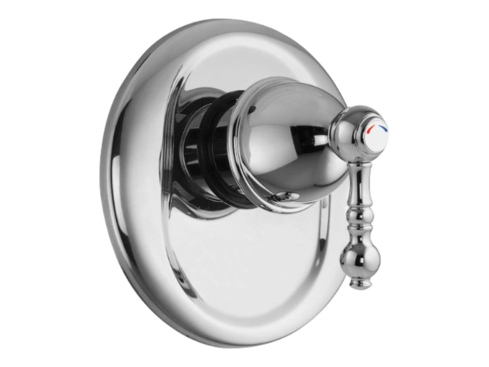 На изображении товар Смеситель для душа Carlo Frattini Elizabeth/Epoque, настенный, однорычажный, Ø155 мм, внешняя часть, цвет бронза античная от официального представителя в Москве