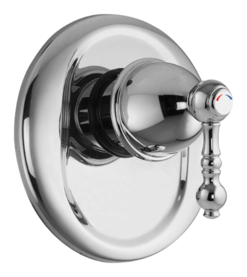 Смеситель для душа Carlo Frattini Elizabeth/Epoque, настенный, однорычажный, Ø155 мм, внешняя часть, цвет бронза античная