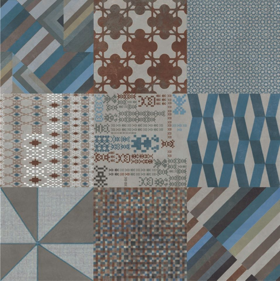 Mutina Керамогранит Azulej Combination Gri 20x20