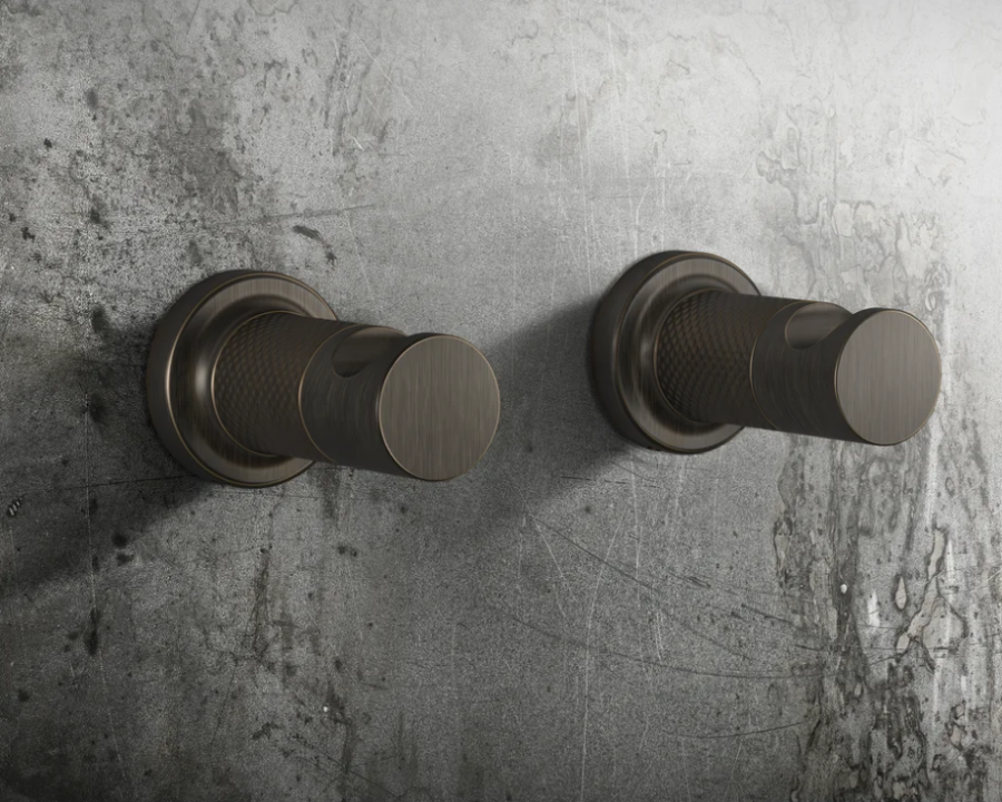Крючок Gessi Inciso, ⌀26х69 мм, настенный, цвет Black Metal Brushed PVD - изображение 1