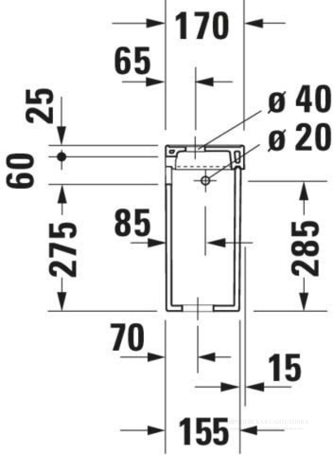 Бачок моноблока Duravit Series 1930, 430x175 мм, для подключения воды справа или слева, цвет белый глянцевый - изображение 5