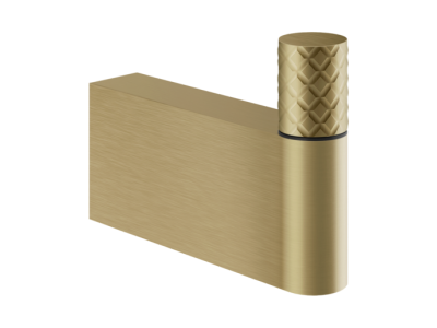 На изображении товар Крючок Gessi Habito, настенный, цвет Brushed Brass PVD от официального представителя в Москве