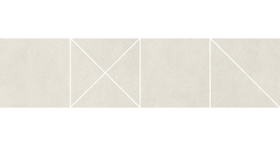 Living Ceramics Керамогранит Cava Pattern 3 White Natural 7,3x29,8