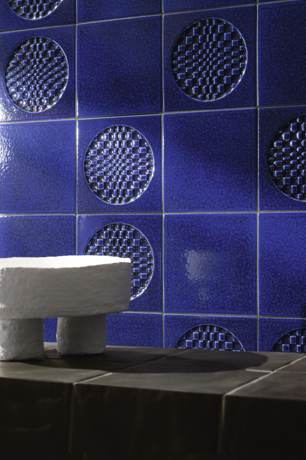 Iris ceramica Керамическая плитка BDA Citta di Faenza Geo blu glossy 15x15 - изображение 8