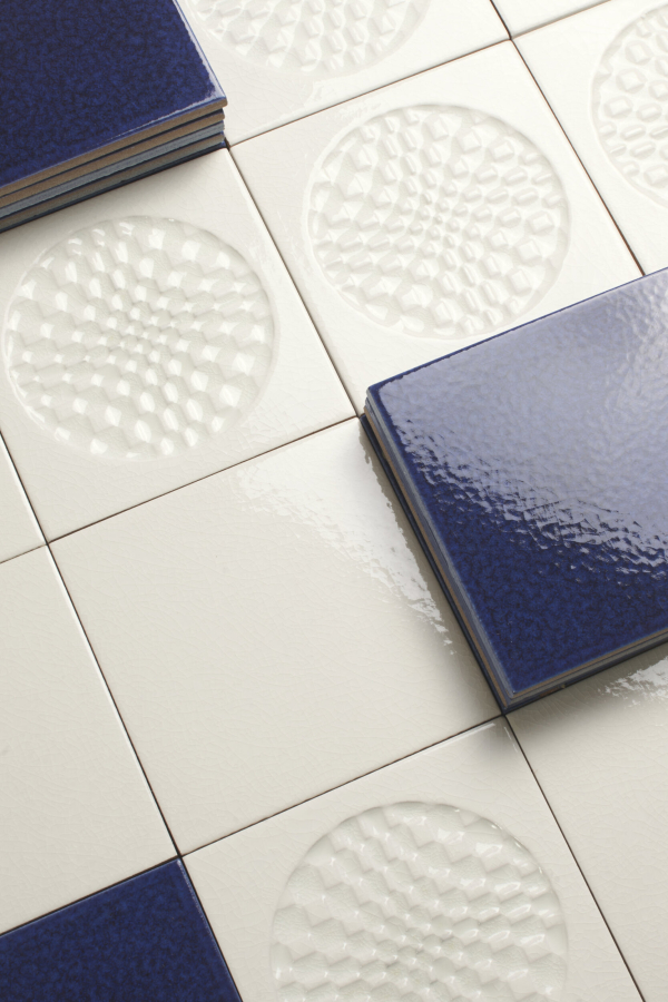 Iris ceramica Керамическая плитка BDA Citta di Faenza Geo blu glossy 15x15 - изображение 4