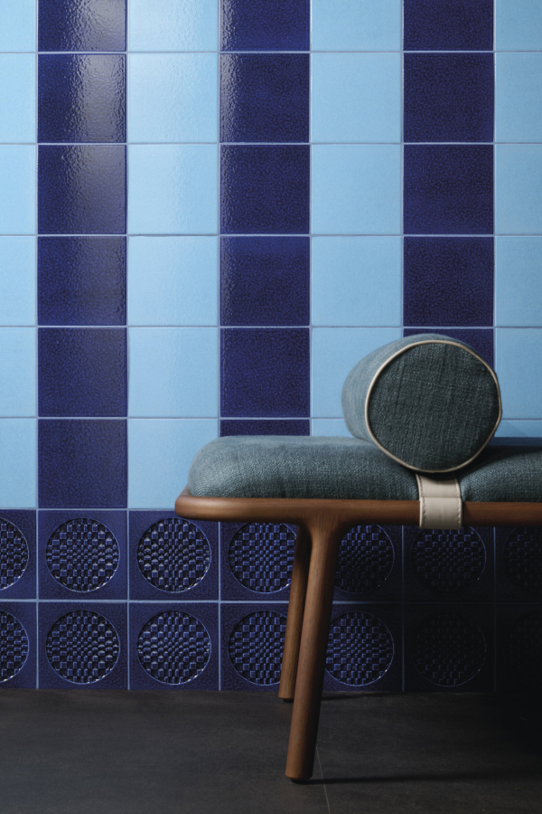 Iris ceramica Керамическая плитка BDA Citta di Faenza Geo blu glossy 15x15 - изображение 2