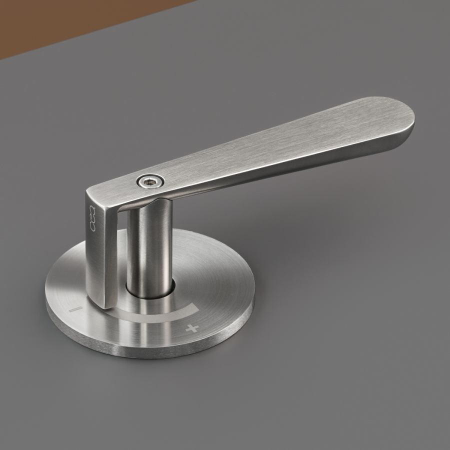 Смеситель для раковины CEA Design Lutezia, на 3 отверстия, поворотный излив, H. 235 мм, сталь, цвет Black Diamond сатинированный - изображение 3